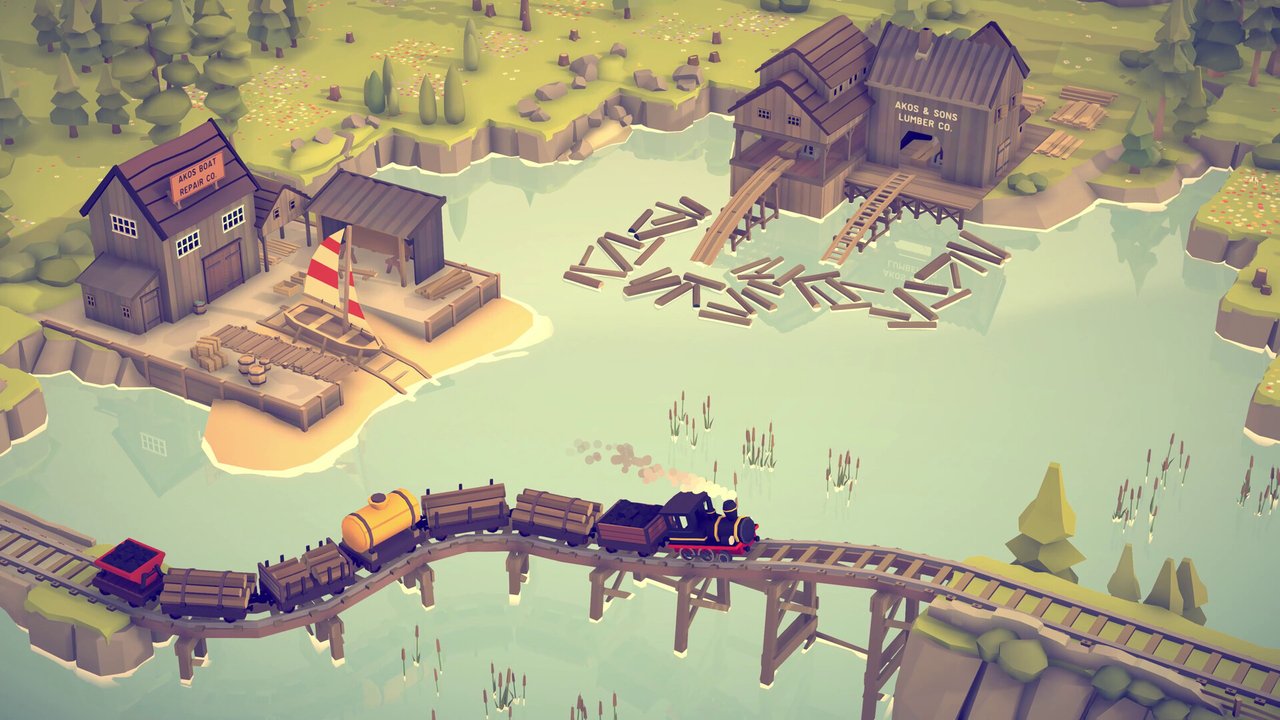 Islands and Trains