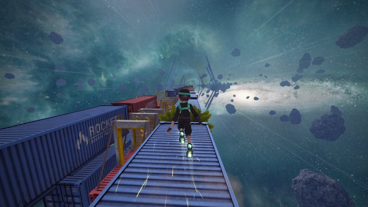 Rocket Boots Mania Space Train